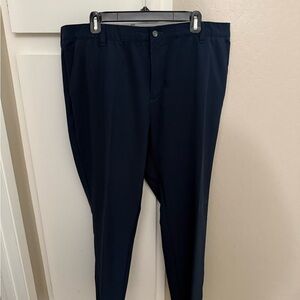 Adidas Men's Dark Blue Dress Pants